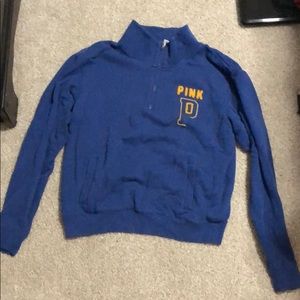Pink half zip